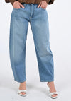 MAC Danni Barrel Fit Leg Jeans, Light Blue