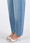 MAC Danni Barrel Fit Leg Jeans, Light Blue