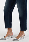MAC Danni Barrel Fit Jeans, Dark Blue