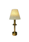 RECHARGEABLE LED TABLE LAMP GOLD METAL