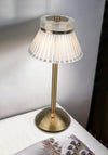RECHARGEABLE LED TABLE LAMP GOLD