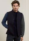 Magee 1866 Cavan Tweed Salt & Pepper Fleck Gilet, Navy