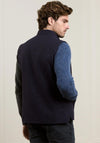 Magee 1866 Cavan Tweed Salt & Pepper Fleck Gilet, Navy