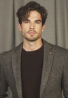 Magee 1866 Clady Donegal Tweed Herringbone Blazer, Grey