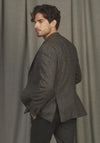 Magee 1866 Clady Donegal Tweed Herringbone Blazer, Grey