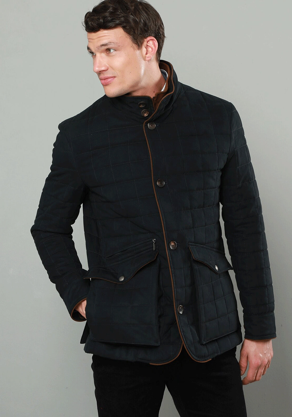 Magee 1866 Glenveigh Double Layered Jacket, Navy McElhinneys