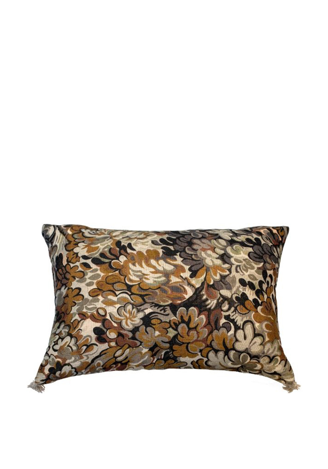 Malini Rectangle Chloe Tassle Cushion 35x50cm, Multi