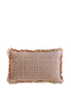 Malini Ravi Geo Block Cushion 30x50cm, Rust