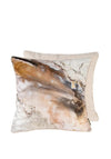 PRINTED CUSHION SPILT CARAMEL 45 X 45