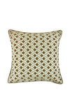 PIPED GEO JAQ CUSHIONS 56 X 56 OLIVE
