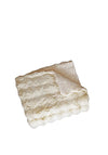 SOFT BUBBLE THROW FAUX RABBIT NATURAL 150 X200
