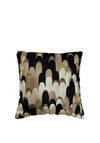 ART DECO EMB BLSCK AND GOLD ON TAUPE 45 X 45