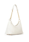Valentino Laax Re Quilted Hobo Bag, Off White