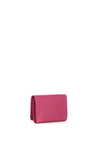 Valentino Ring Re Small Pebbled Wallet, Fuchsia