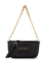 Valentino Snowy Re Shoulder Bag, Black