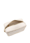 Valentino Dolomiti Studded Crossbody Bag, Ecru