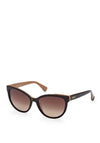 Max Mara Logo13 MM0058 Sunglasses, Dark Brown