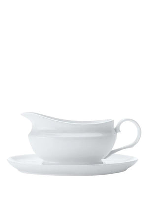Maxwell Williams White Basics Gravy Jug & Saucer