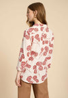 White Stuff Sophie Cotton Print Shirt, Ivory