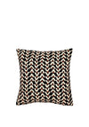 Malini Tribal Jacquard Cushion 50x50cm, Black
