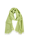McNutt of Donegal Marino Cashmere Paris Scarf, Lime