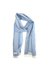 McNutt of Donegal Marino Cashmere Paris Scarf, Summer Sky