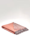 McNutt Of Donegal Collection Peach Nectar Throw, Orange