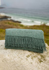 McNutt Of Donegal ForeverWool Ivy Throw, Green