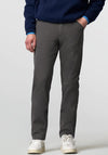 Meyer Chicago Fine Micro Modern Fit Chinos, Mid Grey