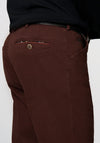 Meyer Chicago Fine Micro Modern Fit Chinos, Burgundy