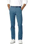 Meyer Oslo Chino Trousers, Washed Blue