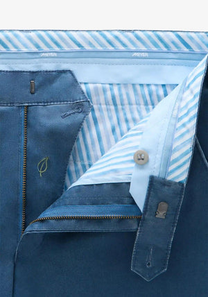 Meyer Oslo Premium Strech Cotton Chinos, Blue