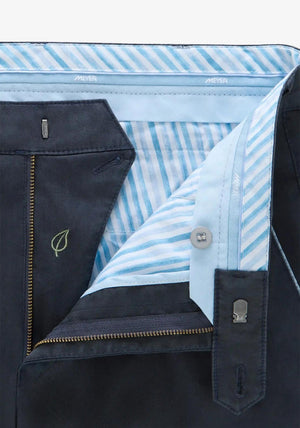 Meyer Oslo Premium Strech Cotton Chinos, Navy