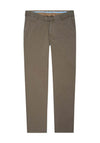 Meyer Oslo Premium Strech Cotton Chinos, Dark Taupe