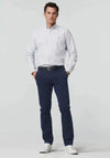 Meyer Roma Soft Cotton Chinos, Navy