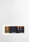 Barbour Tartan Socks Gift Set, Navy Multi
