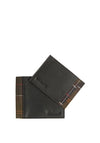 Barbour Men’s Wallet & Card Holder, Tartan & Black