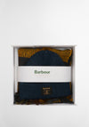 Barbour Westerdale Beanie & Scarf Gift Set, Navy Multi