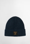 Barbour Westerdale Beanie & Scarf Gift Set, Navy Multi