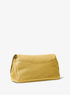 MICHAEL Michael Kors Bryant Large Textured Leather Shoulder Bag, Chartreuse
