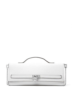 Michael Kors Hamilton Moderne Medium Shoulder Bag, White
