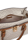 MICHAEL Michael Kors Hamilton Moderne Logo Small Satchel Bag, Off White