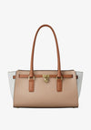 MICHAEL Michael Kors Hamilton Moderne Medium Shoulder Bag, Beige Multi