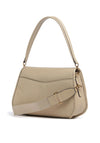 MICHAEL Michael Kors Holmes Medium Pebbled Leather Satchel Bag, Beige