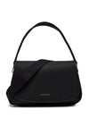 MICHAEL Michael Kors Holmes Medium Pebbled Leather Satchel Bag, Black