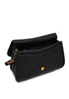 MICHAEL Michael Kors Holmes Medium Pebbled Leather Satchel Bag, Black