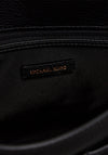 MICHAEL Michael Kors Holmes Medium Pebbled Leather Satchel Bag, Black