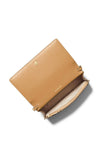 MICHAEL Michael Kors Jet Set Pebbled Leather Crossbody Bag, Pale Peanut