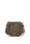 MICHAEL Michael Kors Joise Medium Whipstitched Saddle Bag, Loden Green