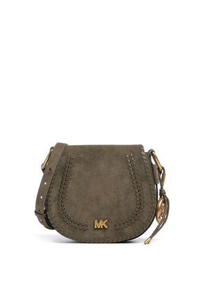 MICHAEL Michael Kors Joise Medium Whipstitched Saddle Bag, Loden Green